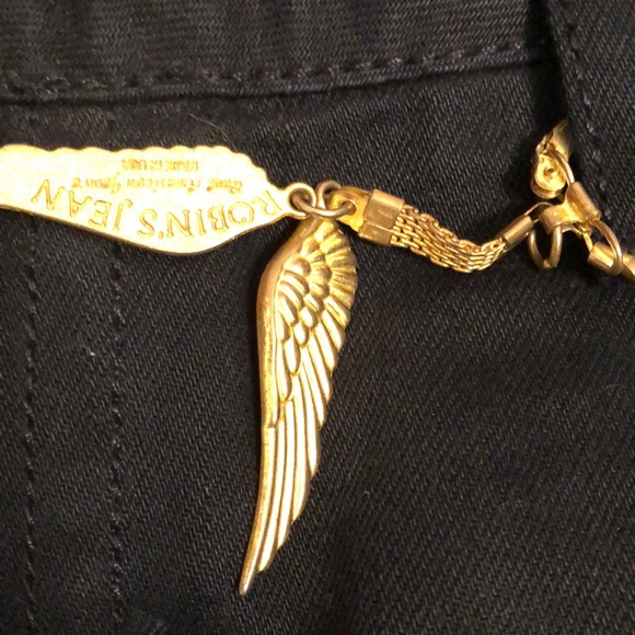 Men’s all black robin jeans - Picture 2 of 5